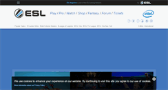 Desktop Screenshot of eslgaming.com